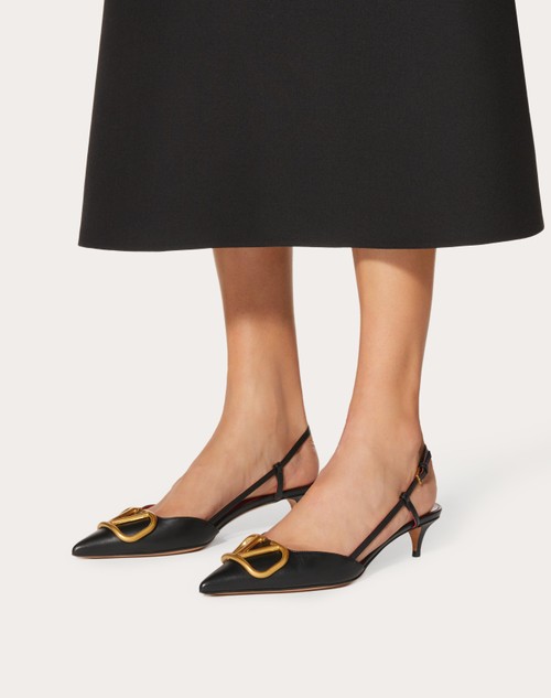 Red Valentino DÉCOLLETÉ SLINGBACK VLOGO SIGNATURE IN VITELLO 40MM Qualità Garantita