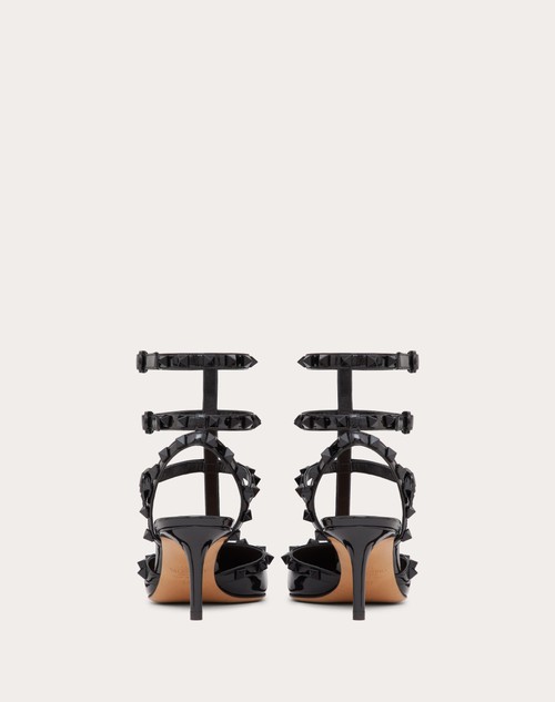 Red Valentino DÉCOLLETÉ ROCKSTUD IN VERNICE CON CINTURINI E BORCHIE IN TONO 65MM Convenienza