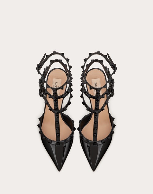 Red Valentino DÉCOLLETÉ ROCKSTUD IN VERNICE CON CINTURINI E BORCHIE IN TONO 65MM Convenienza