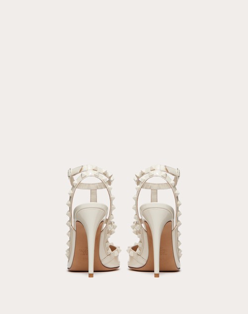 Red Valentino DÉCOLLETÉ ROCKSTUD IN VERNICE CON CINTURINI E BORCHIE IN TONO 100MM Outlet