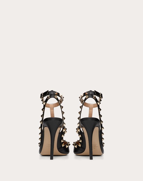 Red Valentino DÉCOLLETÉ ROCKSTUD IN VITELLO GRANATO CON CINTURINI 100MM Hotsell