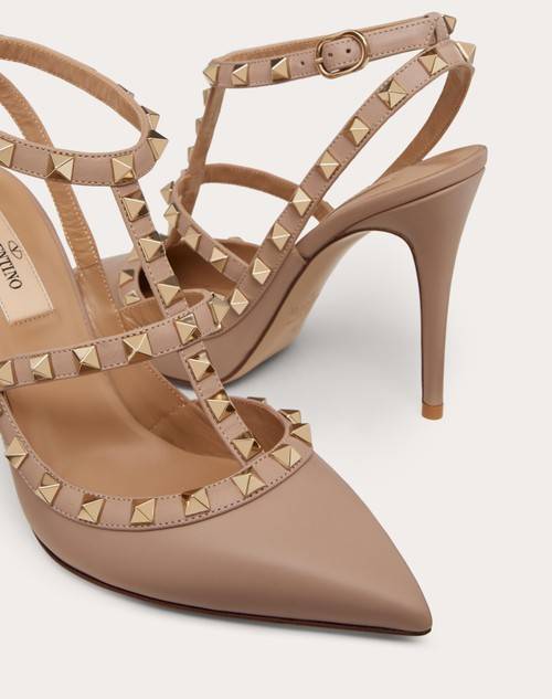 Red Valentino DÉCOLLETÉ ROCKSTUD CON CINTURINI 100MM Vendita Calda