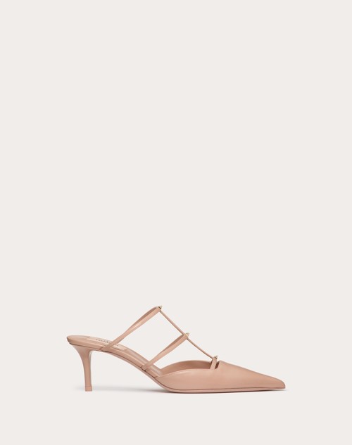 Red Valentino MULE ROCKSTUD WISPY IN VITELLO 60MM Vendita Economica