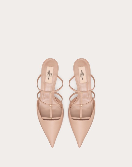 Red Valentino MULE ROCKSTUD WISPY IN VITELLO 60MM Vendita Economica