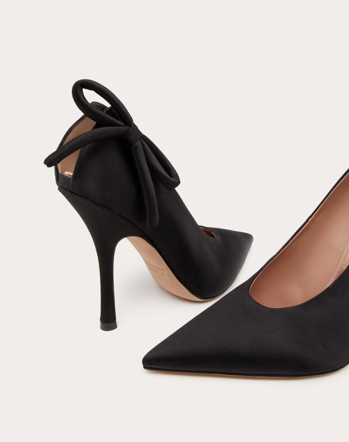 Red Valentino DÉCOLLETÉ VALENTINO GARAVANI NITE-OUT IN RASO 110MM Sconto di tempo limitato