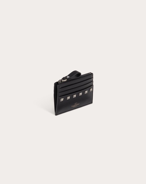 Red Valentino PORTACARTE ROCKSTUD IN VITELLO CON ZIP Negozio online di fabbrica
