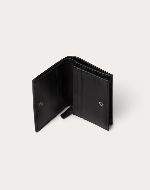 Red Valentino PORTAFOGLIO PICCOLO VLOGO THE BOLD EDITION IN VITELLO LUCIDO Offerta speciale