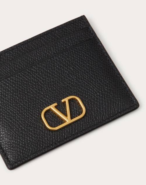 Red Valentino PORTACARTE VLOGO SIGNATURE IN VITELLO GRANATO Shopping online