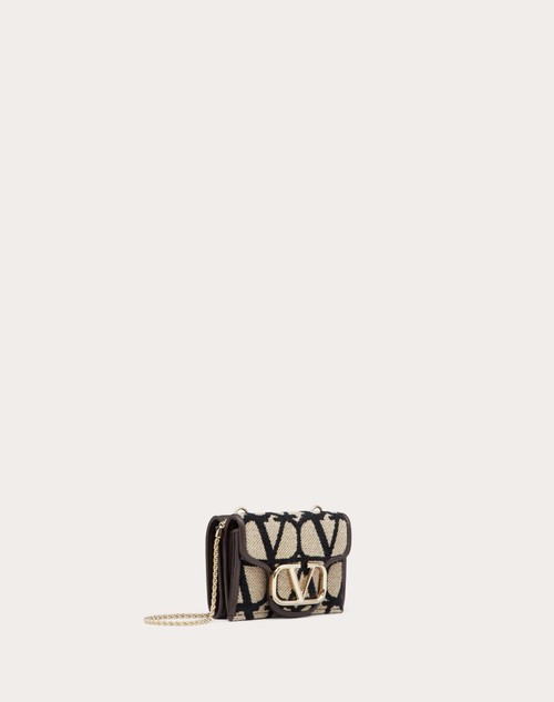 Red Valentino PORTAFOGLIO TRIFOLD CON CATENA LOCO' TOILE ICONOGRAPHE Bestseller