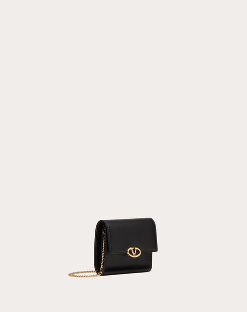 Red Valentino PORTAFOGLIO CON CATENA VLOGO THE BOLD EDITION IN VITELLO Super Saving Price