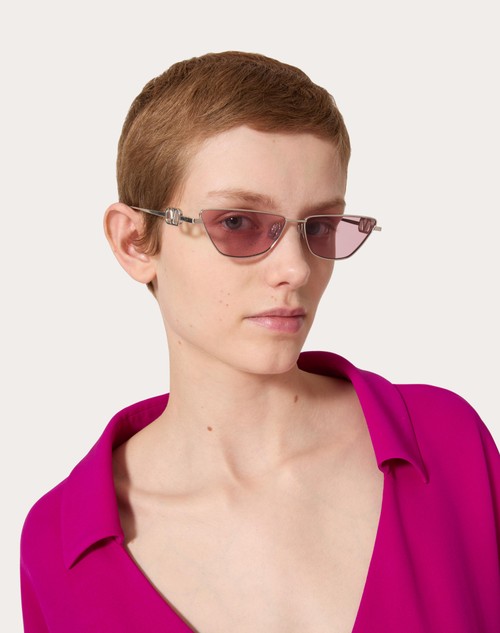 Red Valentino VLOGO SIGN OCCHIALE CAT-EYE IN TITANIO Offerta settimanale