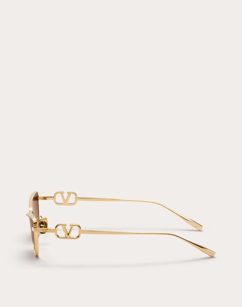 Red Valentino VLOGO SIGN OCCHIALE CAT-EYE IN TITANIO Rilascio limitato