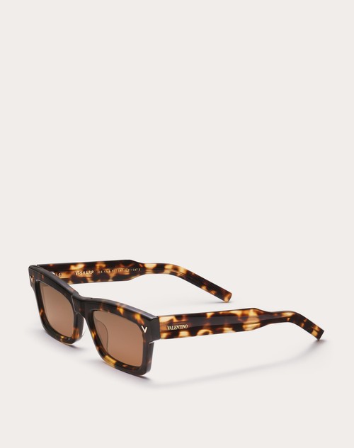 Red Valentino V-SHARP OCCHIALE RETTANGOLARE IN ACETATO ACQUISTA ORA