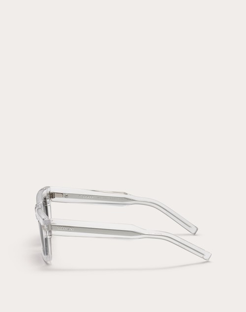 Red Valentino V-SHARP OCCHIALE RETTANGOLARE IN ACETATO Latest stili