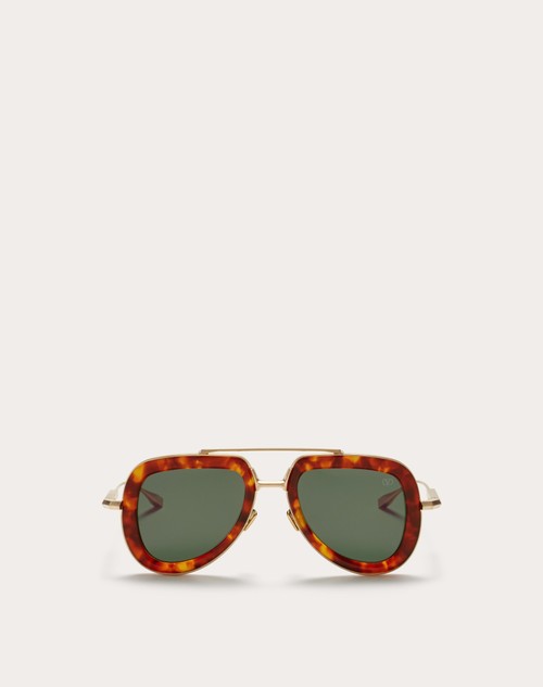 Red Valentino V-LSTORY OCCHIALE AVIATOR IN ACETATO Fino al 50% di sconto