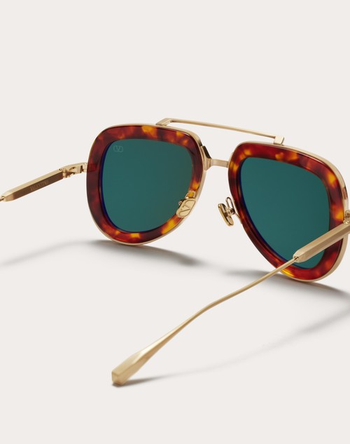 Red Valentino V-LSTORY OCCHIALE AVIATOR IN ACETATO Fino al 50% di sconto