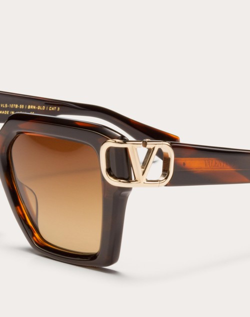 Red Valentino I - OCCHIALE DA SOLE SQUADRATO IN ACETATO CON VLOGO Offerta speciale della fabbrica