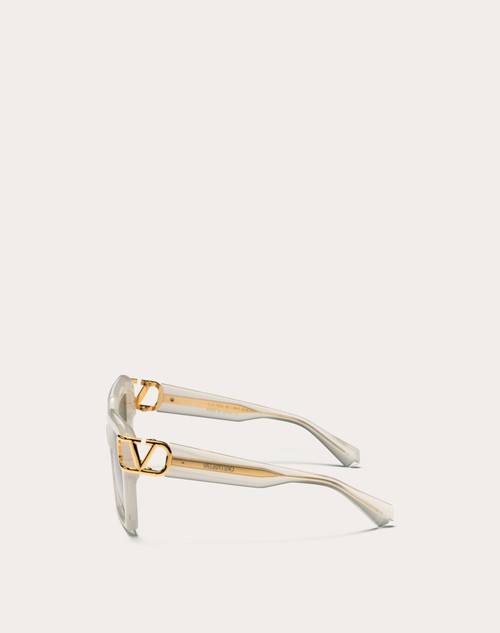 Red Valentino I - OCCHIALE DA SOLE SQUADRATO IN ACETATO CON VLOGO Sostegno trimestrale