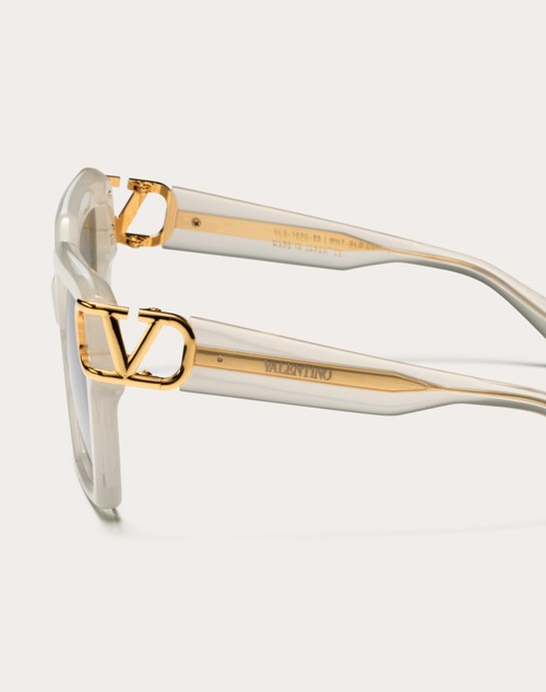 Red Valentino I - OCCHIALE DA SOLE SQUADRATO IN ACETATO CON VLOGO Sostegno trimestrale