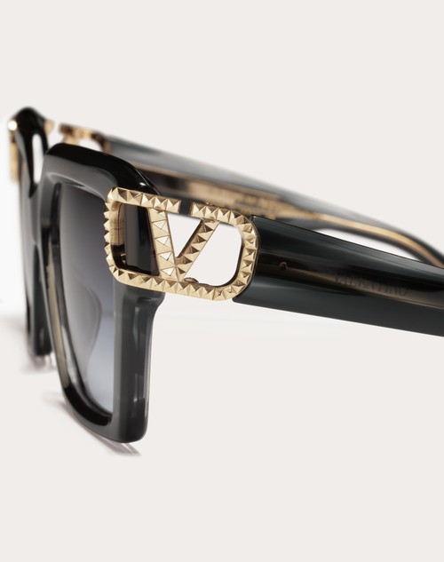 Red Valentino I - OCCHIALE DA SOLE SQUADRATO IN ACETATO CON VLOGO Fino al 55% di sconto