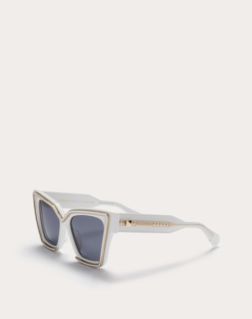 Red Valentino V - GRACE OCCHIALE CAT-EYE OVERSIZE IN ACETATO CON DETTAGLI IN TITANIO Discount Store per i nuovi prodotti