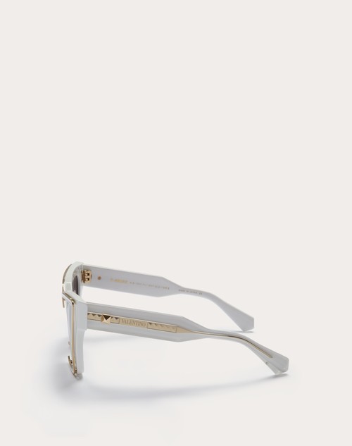 Red Valentino V - GRACE OCCHIALE CAT-EYE OVERSIZE IN ACETATO CON DETTAGLI IN TITANIO Discount Store per i nuovi prodotti