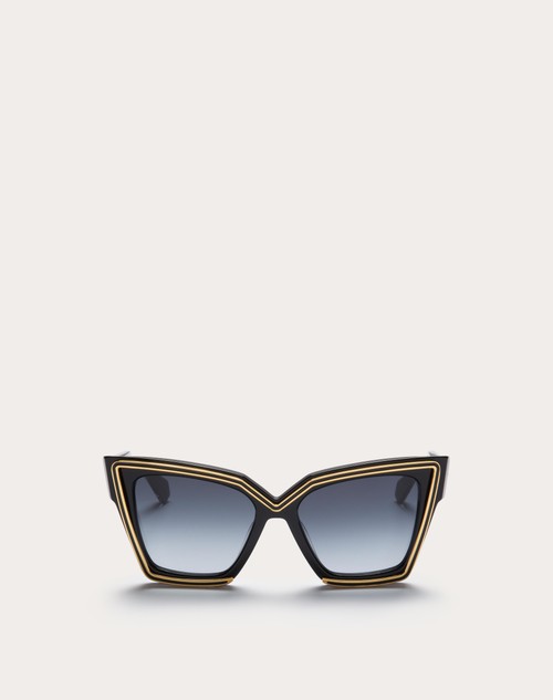 Red Valentino V - GRACE OCCHIALE CAT-EYE OVERSIZE IN ACETATO CON DETTAGLI IN TITANIO Solo un giorno rimasto