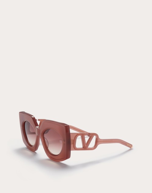 Red Valentino V - SOUL OCCHIALE A FARFALLA SQUADRATO OVERSIZE IN ACETATO Enormi sconti