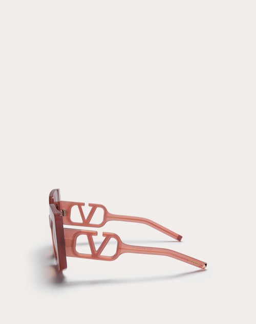 Red Valentino V - SOUL OCCHIALE A FARFALLA SQUADRATO OVERSIZE IN ACETATO Enormi sconti