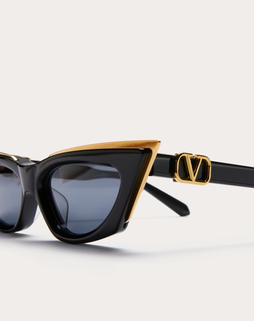 Red Valentino V - GOLDCUT I OCCHIALE IN ROBUSTO ACETATO SCOLPITO CON INSERTI IN TITANIO Esporta salva