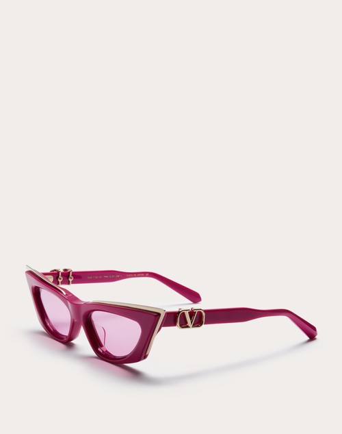 Red Valentino V - GOLDCUT I OCCHIALE IN ROBUSTO ACETATO SCOLPITO CON INSERTI IN TITANIO Black Friday Prezzi