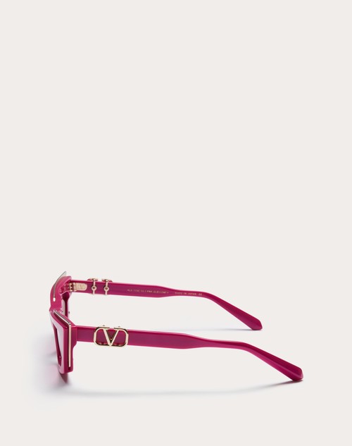 Red Valentino V - GOLDCUT I OCCHIALE IN ROBUSTO ACETATO SCOLPITO CON INSERTI IN TITANIO Black Friday Prezzi