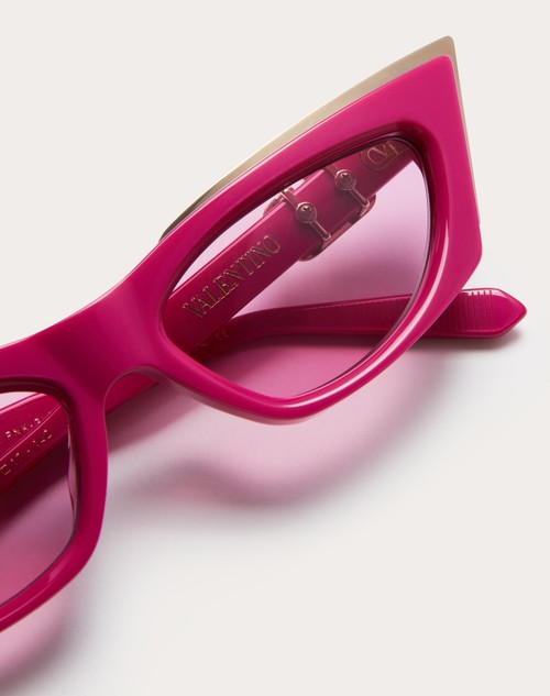 Red Valentino V - GOLDCUT I OCCHIALE IN ROBUSTO ACETATO SCOLPITO CON INSERTI IN TITANIO Black Friday Prezzi