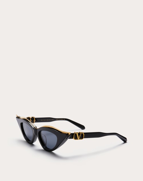 Red Valentino V - GOLDCUT II OCCHIALE IN ROBUSTO ACETATO SCOLPITO CON INSERTI IN TITANIO In vendita