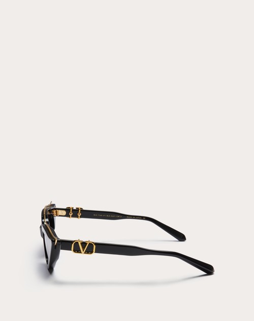 Red Valentino V - GOLDCUT II OCCHIALE IN ROBUSTO ACETATO SCOLPITO CON INSERTI IN TITANIO In vendita