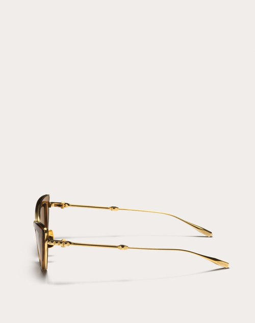 Red Valentino VIII - OCCHIALE DA SOLE CAT-EYE IN TITANIO E ACETATO CON STUD 2025