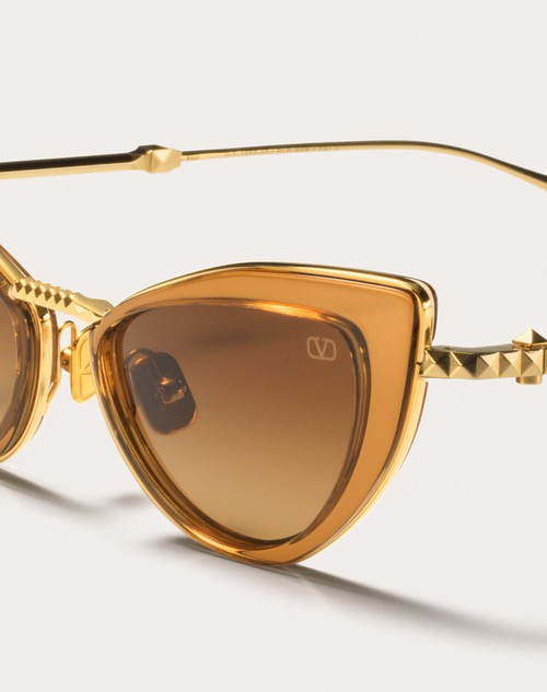 Red Valentino VIII - OCCHIALE DA SOLE CAT-EYE IN TITANIO E ACETATO CON STUD 2025