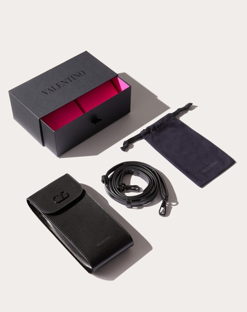 Red Valentino VIII - OCCHIALE DA SOLE CAT-EYE IN TITANIO E ACETATO CON STUD Italy