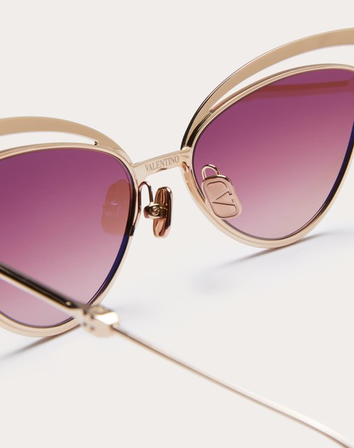 Red Valentino V - GLASSLINER OCCHIALE CAT-EYE IN TITANIO Italia