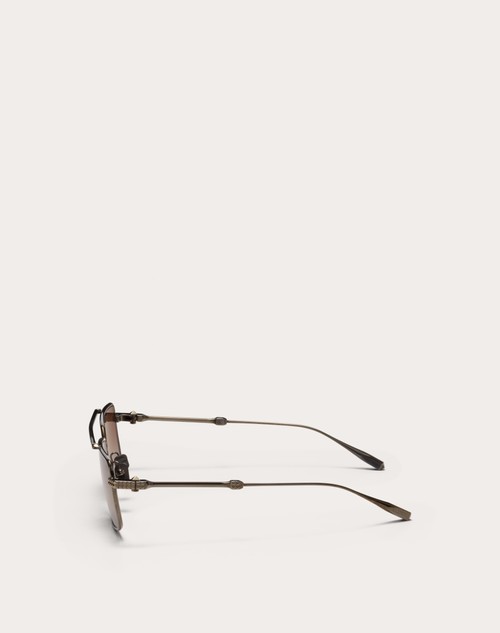 Red Valentino VI - OCCHIALE RETTANGOLARE IN METALLO Soddisfazione Garantita