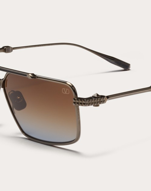 Red Valentino VI - OCCHIALE RETTANGOLARE IN METALLO Soddisfazione Garantita