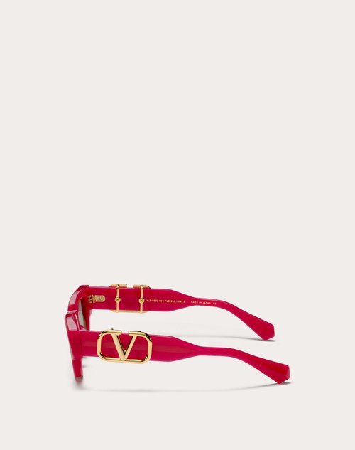Red Valentino II - OCCHIALE DA SOLE CAT-EYE IN ACETATO CON VLOGO Promozione Limitata