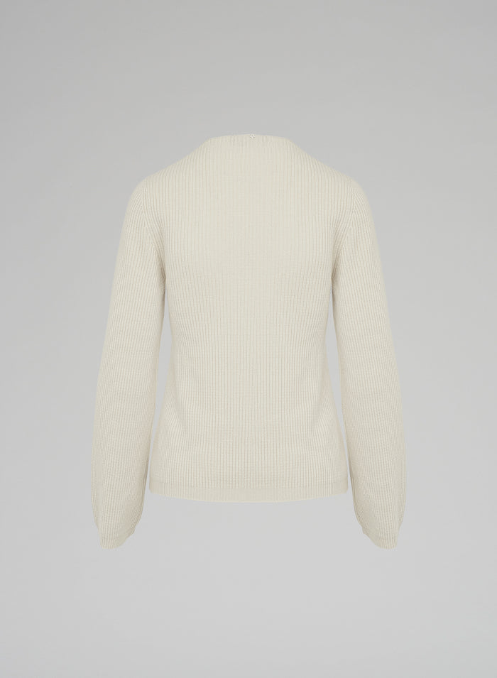 Lorena Antoniazzi MAGLIA IN LANA, CASHMERE E SETA Nuovo