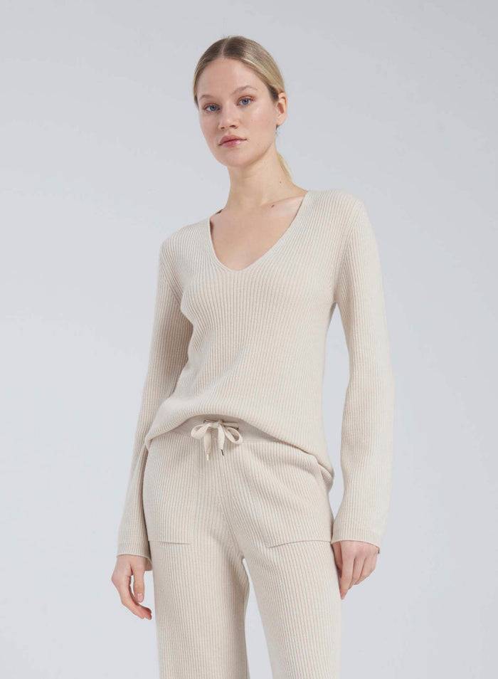 Lorena Antoniazzi MAGLIA IN LANA, CASHMERE E SETA Nuovo