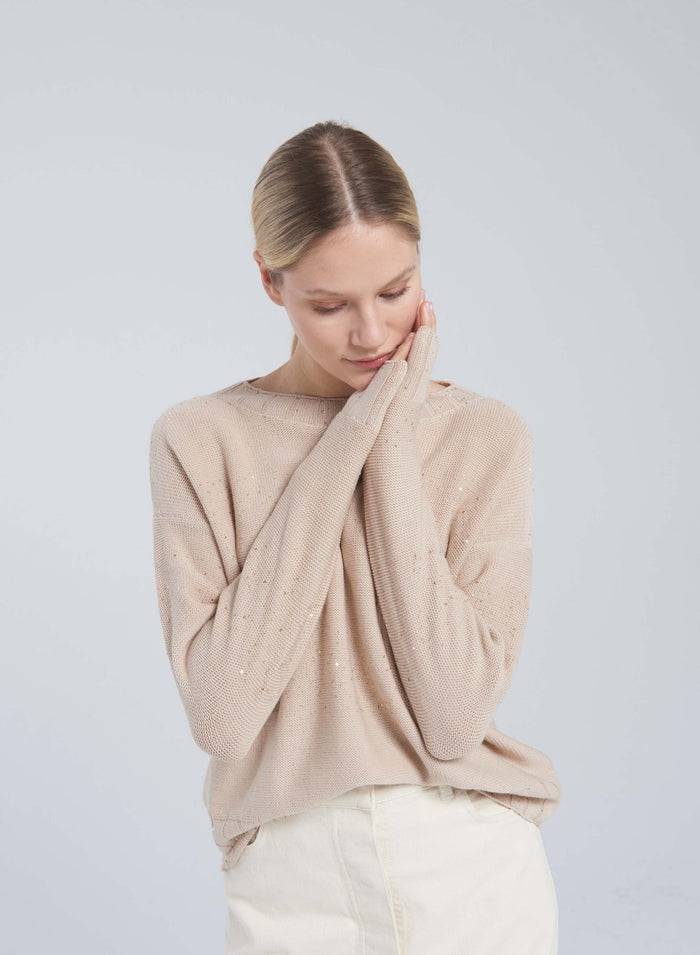 Lorena Antoniazzi MAGLIA IN LANA VERGINE Soddisfazione Garantita