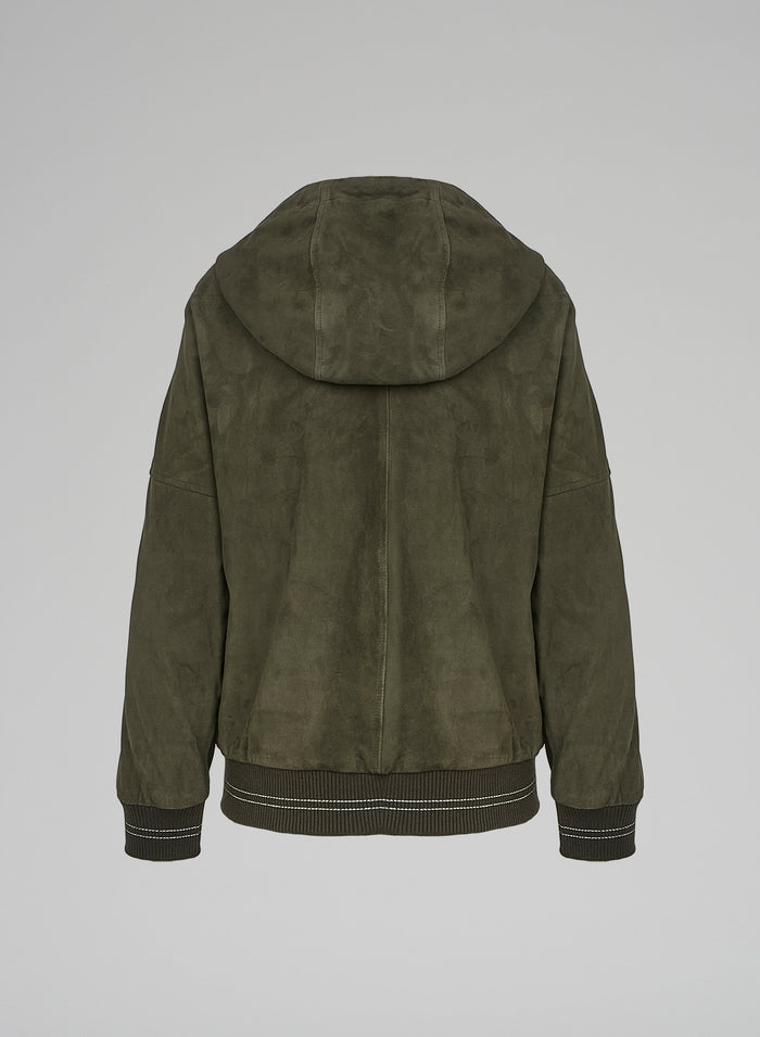 Lorena Antoniazzi BOMBER IN SUEDE Comprane uno, ottenene uno gratis