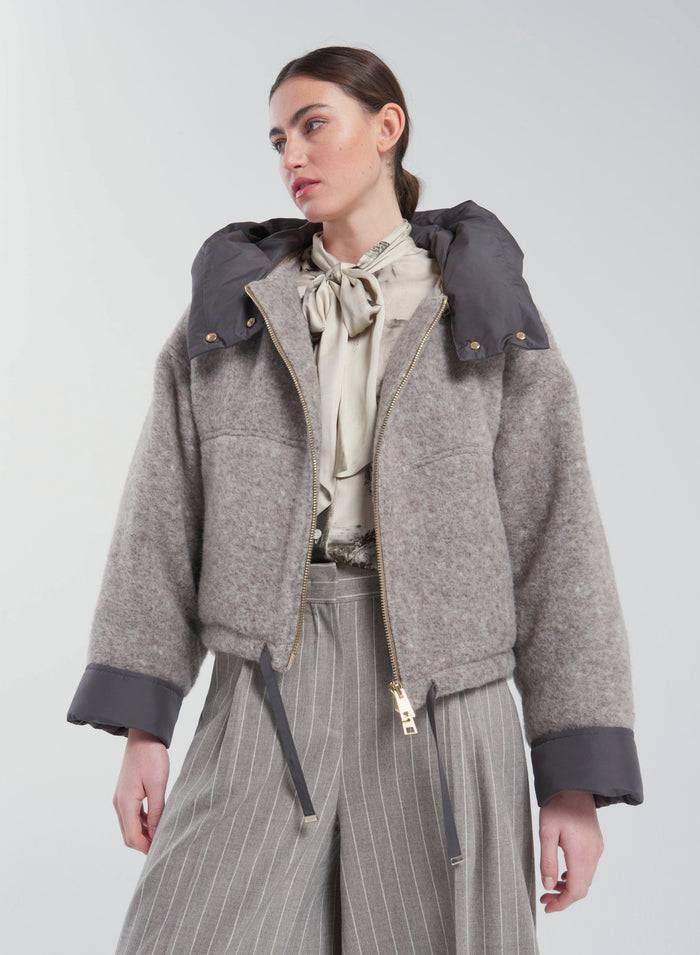 Lorena Antoniazzi BOMBER IN LANA Qualità Garantita