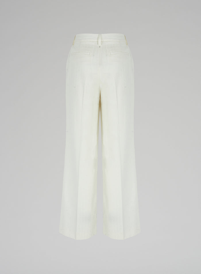 Lorena Antoniazzi PANTALONI IN LANA JACQUARD Italia