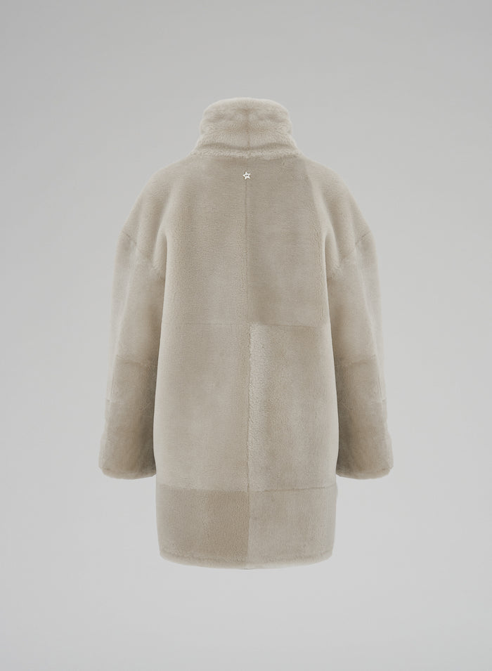 Lorena Antoniazzi CAPPOTTO IN MONTONE Saldi Di Fabbrica