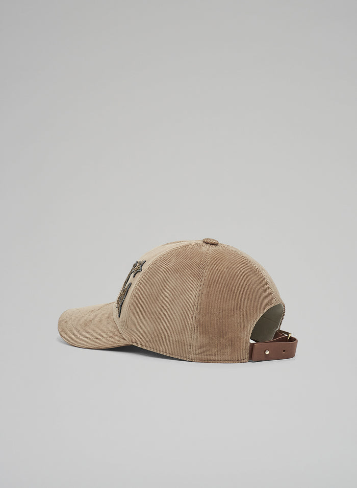 Lorena Antoniazzi BASEBALL CAP IN VELLUTO Offerta